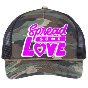 Spread Some Love Retro Retro Rope Trucker Hat Cap