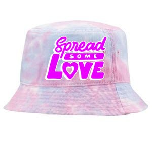 Spread Some Love Retro Tie-Dyed Bucket Hat