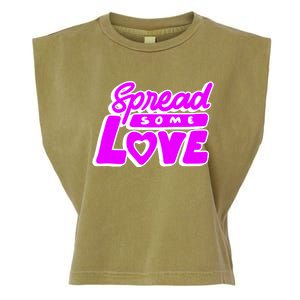 Spread Some Love Retro Garment-Dyed Women's Muscle Tee