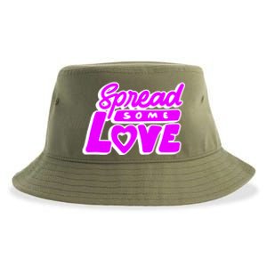 Spread Some Love Retro Sustainable Bucket Hat