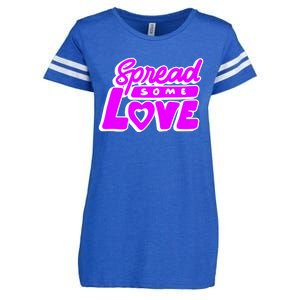 Spread Some Love Retro Enza Ladies Jersey Football T-Shirt