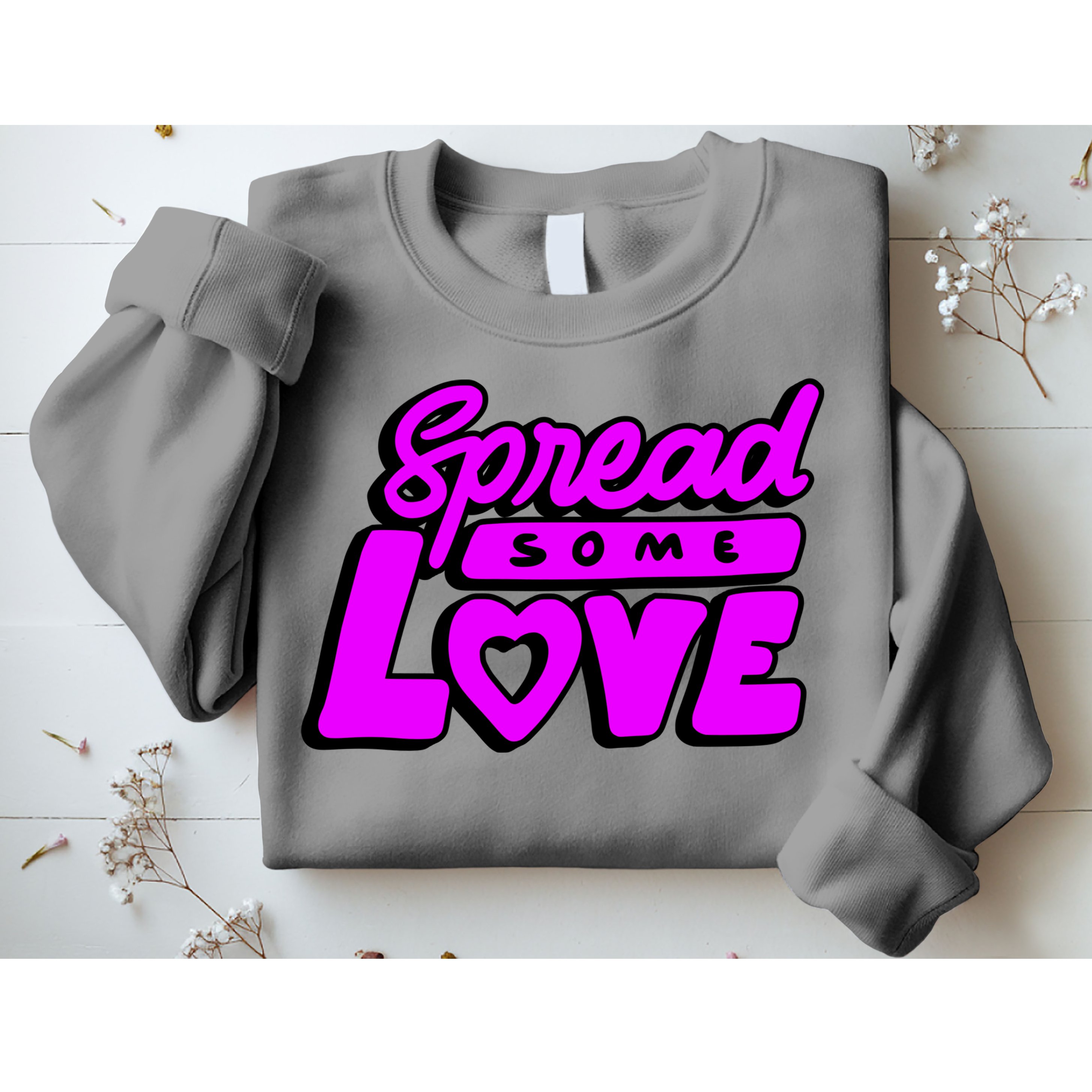 Spread Some Love Retro Sweatshirt