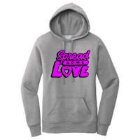 Spread Some Love Retro Women's Pullover Hoodie