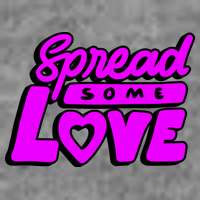 Spread Some Love Retro Toddler T-Shirt