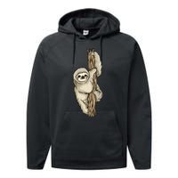 Sloth Performance Fleece Hoodie