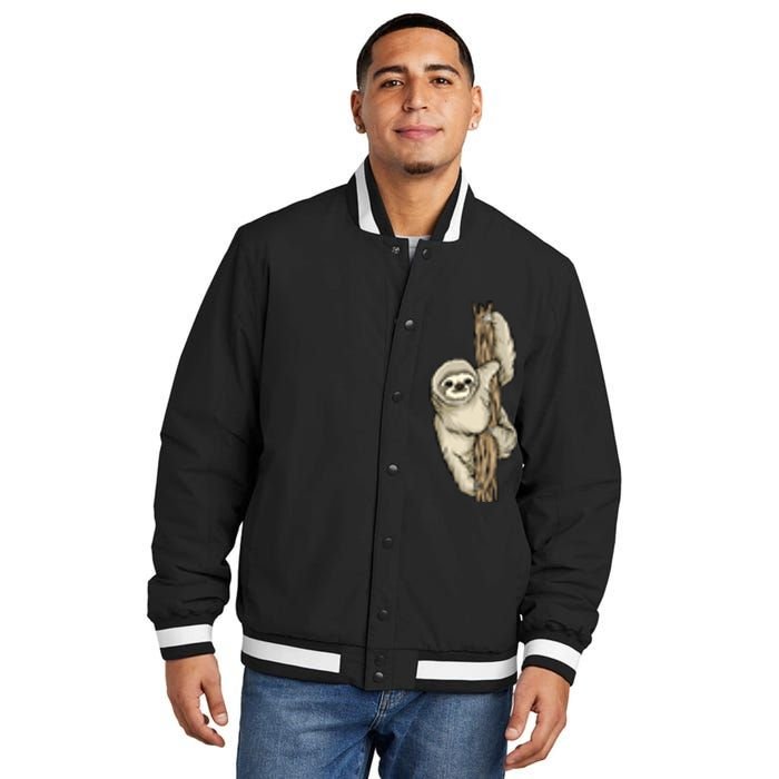 Sloth Insulated Varsity Jacket