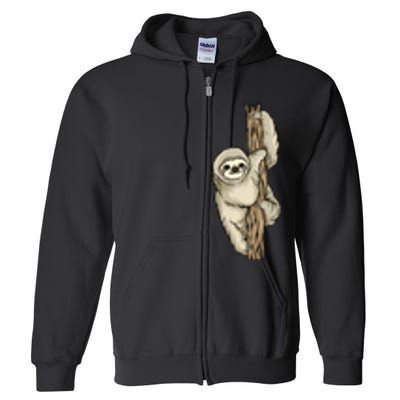 Sloth Full Zip Hoodie