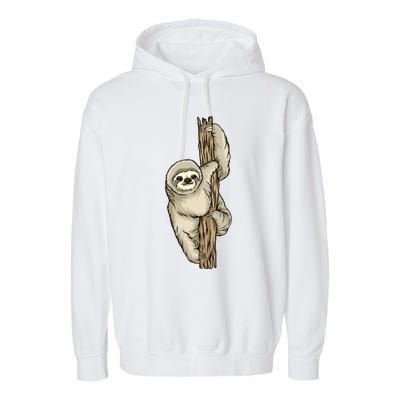 Sloth Garment-Dyed Fleece Hoodie