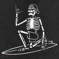 Skeleton Surfing Lazy Halloween Costume Skull Bones Surfer Tumbler