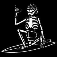 Skeleton Surfing Lazy Halloween Costume Skull Bones Surfer Premium T-Shirt