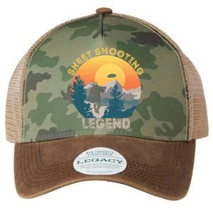 Skeet Shooting Legend Skeet Trap Clay Outdoor Sports Lover Cool Gift Legacy Tie Dye Trucker Hat