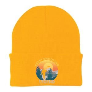 Skeet Shooting Legend Skeet Trap Clay Outdoor Sports Lover Cool Gift Knit Cap Winter Beanie