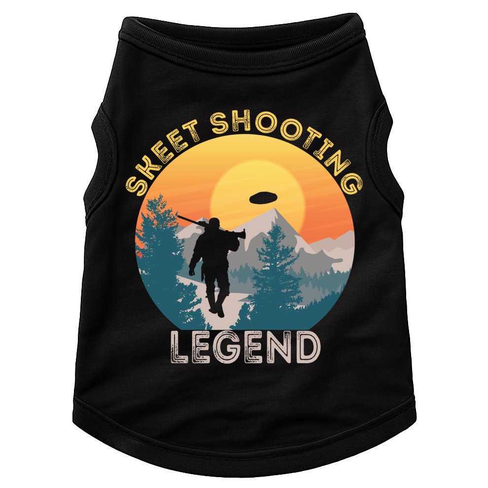 Skeet Shooting Legend Skeet Trap Clay Outdoor Sports Lover Cool Gift Doggie Tank