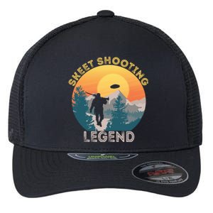 Skeet Shooting Legend Skeet Trap Clay Outdoor Sports Lover Cool Gift Flexfit Unipanel Trucker Cap