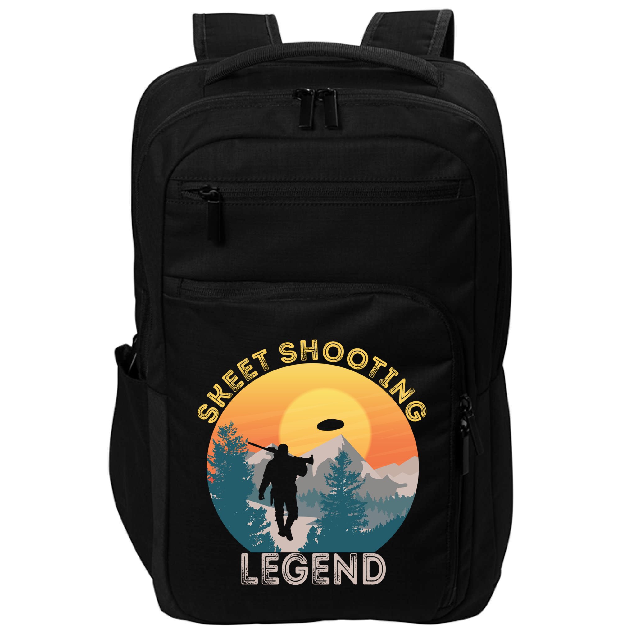 Skeet Shooting Legend Skeet Trap Clay Outdoor Sports Lover Cool Gift Impact Tech Backpack