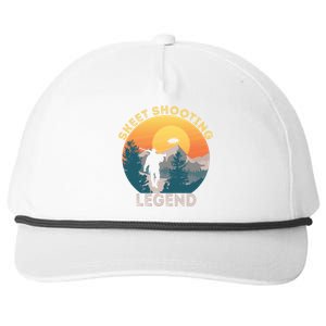 Skeet Shooting Legend Skeet Trap Clay Outdoor Sports Lover Cool Gift Snapback Five-Panel Rope Hat