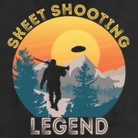 Skeet Shooting Legend Skeet Trap Clay Outdoor Sports Lover Cool Gift Beanie