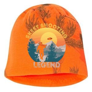 Skeet Shooting Legend Skeet Trap Clay Outdoor Sports Lover Cool Gift Kati - Camo Knit Beanie