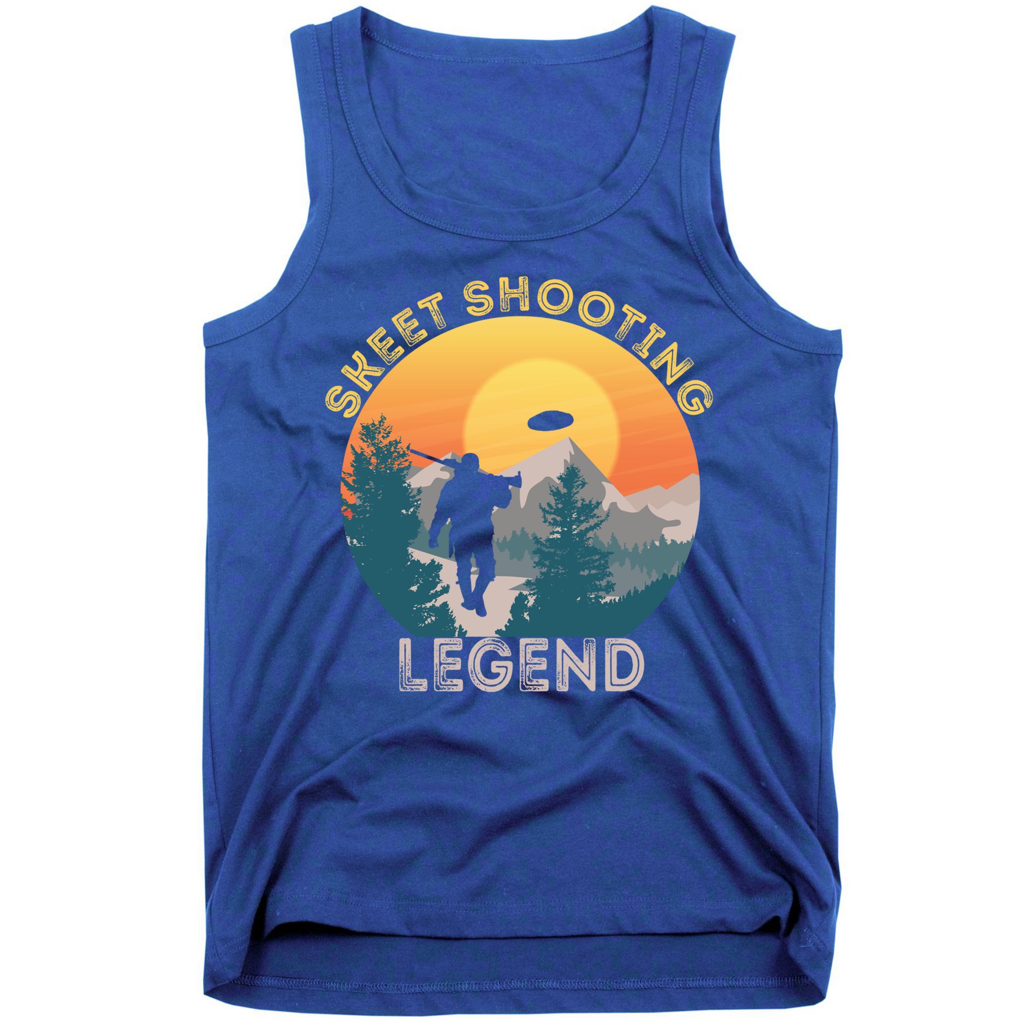 Skeet Shooting Legend Skeet Trap Clay Outdoor Sports Lover Cool Gift Tank Top