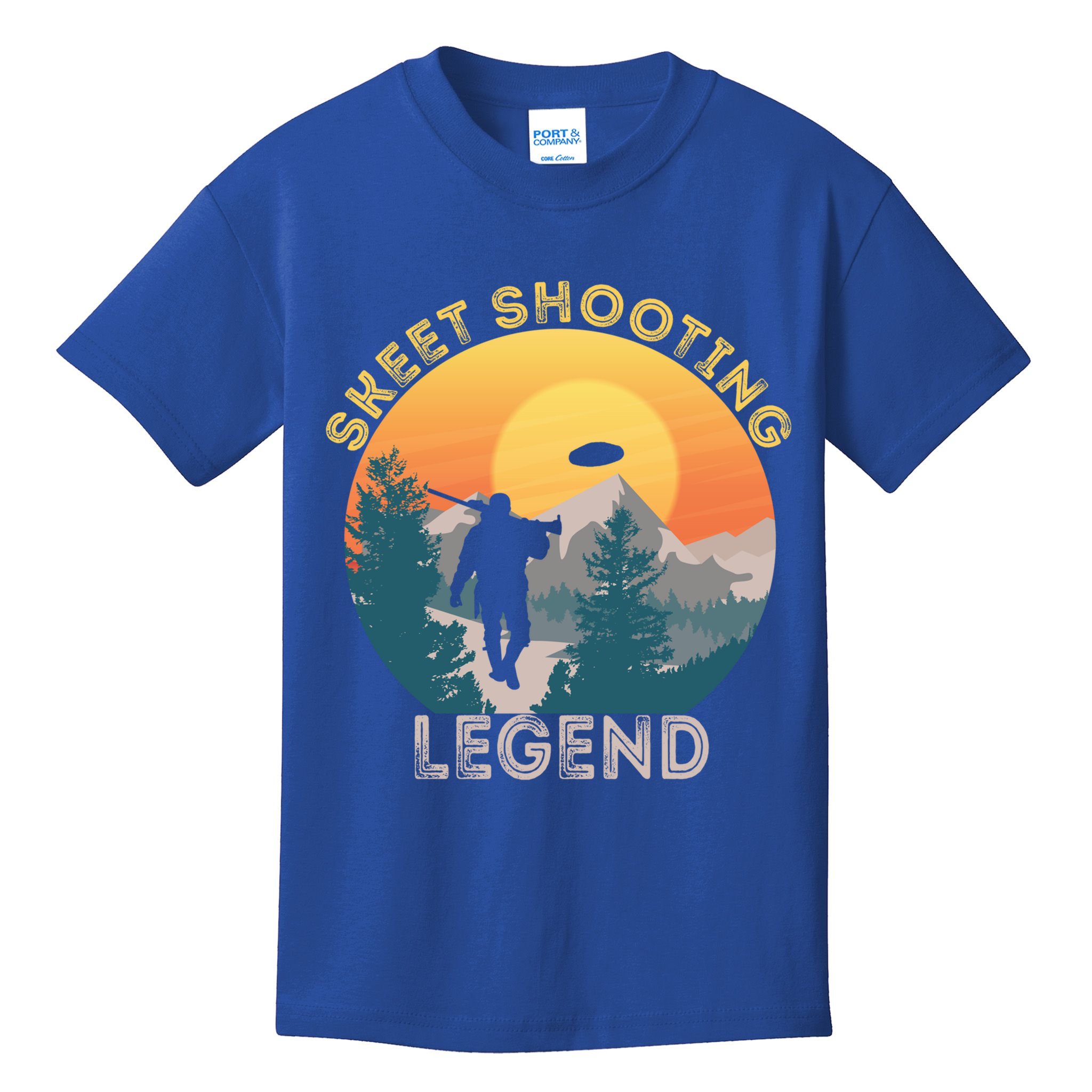 Skeet Shooting Legend Skeet Trap Clay Outdoor Sports Lover Cool Gift Kids T-Shirt