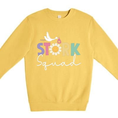 Stork Squad Labor And Delivery Nurse Labor And Delivery Nurse L And D Nurse Premium Crewneck Sweatshirt