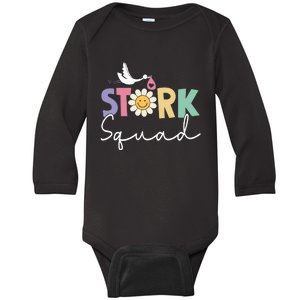 Stork Squad Labor And Delivery Nurse Labor And Delivery Nurse L And D Nurse Baby Long Sleeve Bodysuit