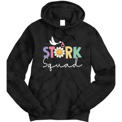 Stork Squad Labor And Delivery Nurse Labor And Delivery Nurse L And D Nurse Tie Dye Hoodie