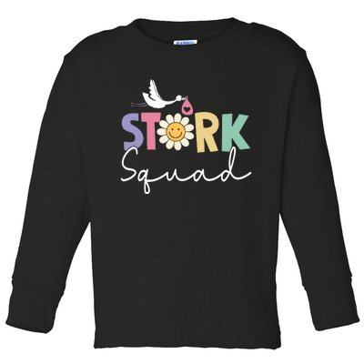 Stork Squad Labor And Delivery Nurse Labor And Delivery Nurse L And D Nurse Toddler Long Sleeve Shirt