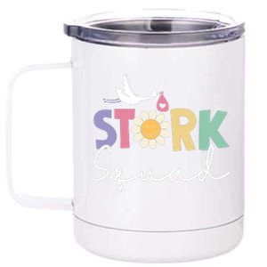 Stork Squad Labor And Delivery Nurse Labor And Delivery Nurse L And D Nurse 12 oz Stainless Steel Tumbler Cup