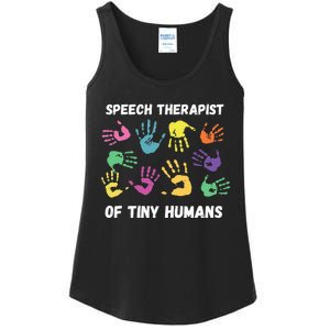 SLP Speech Language Pathology Therapist Ladies Essential Tank