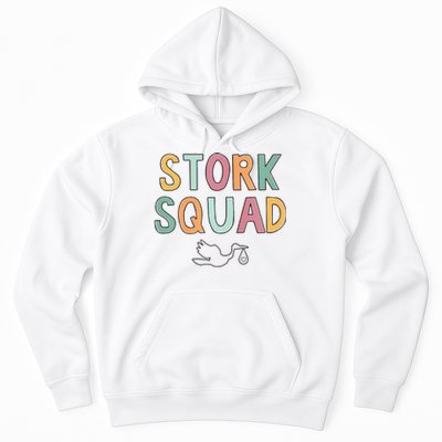 Stork Squad Labor And Delivery Nurse Mother Baby Nurse Hoodie