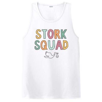 Stork Squad Labor And Delivery Nurse Mother Baby Nurse PosiCharge Competitor Tank