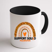 Support Squad #Leukemia Orange Ribbon Rainbow Mug