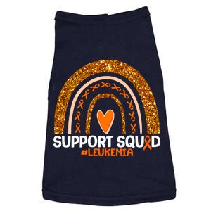 Support Squad #Leukemia Orange Ribbon Rainbow Doggie Tank