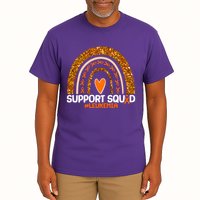Support Squad #Leukemia Orange Ribbon Rainbow Tall T-Shirt