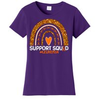 Support Squad #Leukemia Orange Ribbon Rainbow Women's T-Shirt