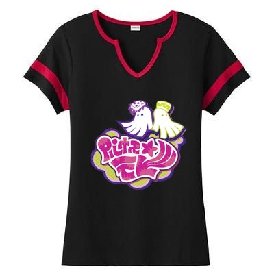 Squid Sisters Logo Gift For Fans,Gift Halloween Day, Gift Thanksgiving, Gif Ladies Halftime Notch Neck Tee