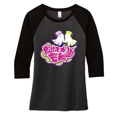 Squid Sisters Logo Gift For Fans,Gift Halloween Day, Gift Thanksgiving, Gif Women's Tri-Blend 3/4-Sleeve Raglan Shirt