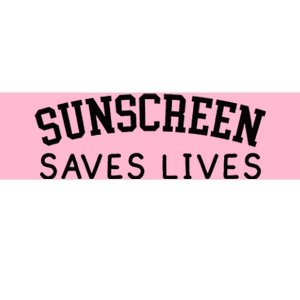 Sunscreen Saves Lives Funny Dermatology Doctor Derm Squad Bumper Sticker