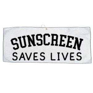 Sunscreen Saves Lives Funny Dermatology Doctor Derm Squad Large Microfiber Waffle Golf Towel