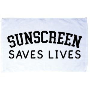 Sunscreen Saves Lives Funny Dermatology Doctor Derm Squad Microfiber Hand Towel