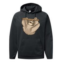 Sloth Performance Fleece Hoodie