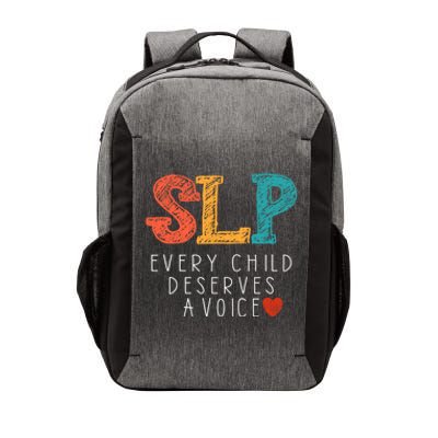 SLP Speech Language Pathologist Speech Therapy Vector Backpack