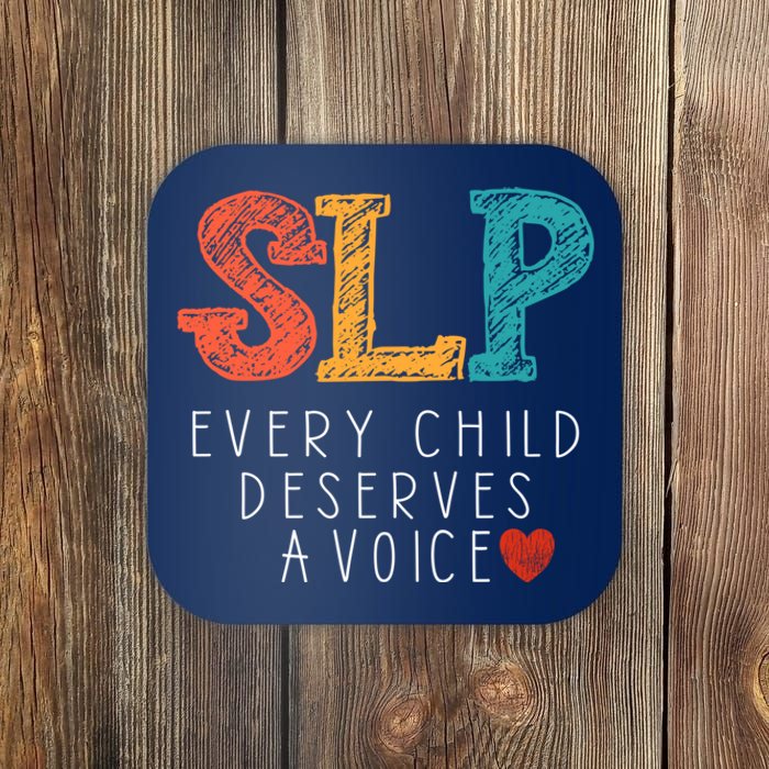 SLP Speech Language Pathologist Speech Therapy Coaster