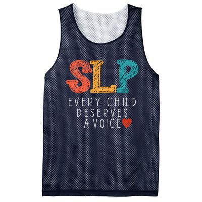 SLP Speech Language Pathologist Speech Therapy Mesh Reversible Basketball Jersey Tank