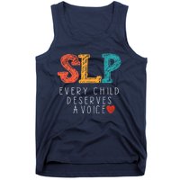 SLP Speech Language Pathologist Speech Therapy Tank Top