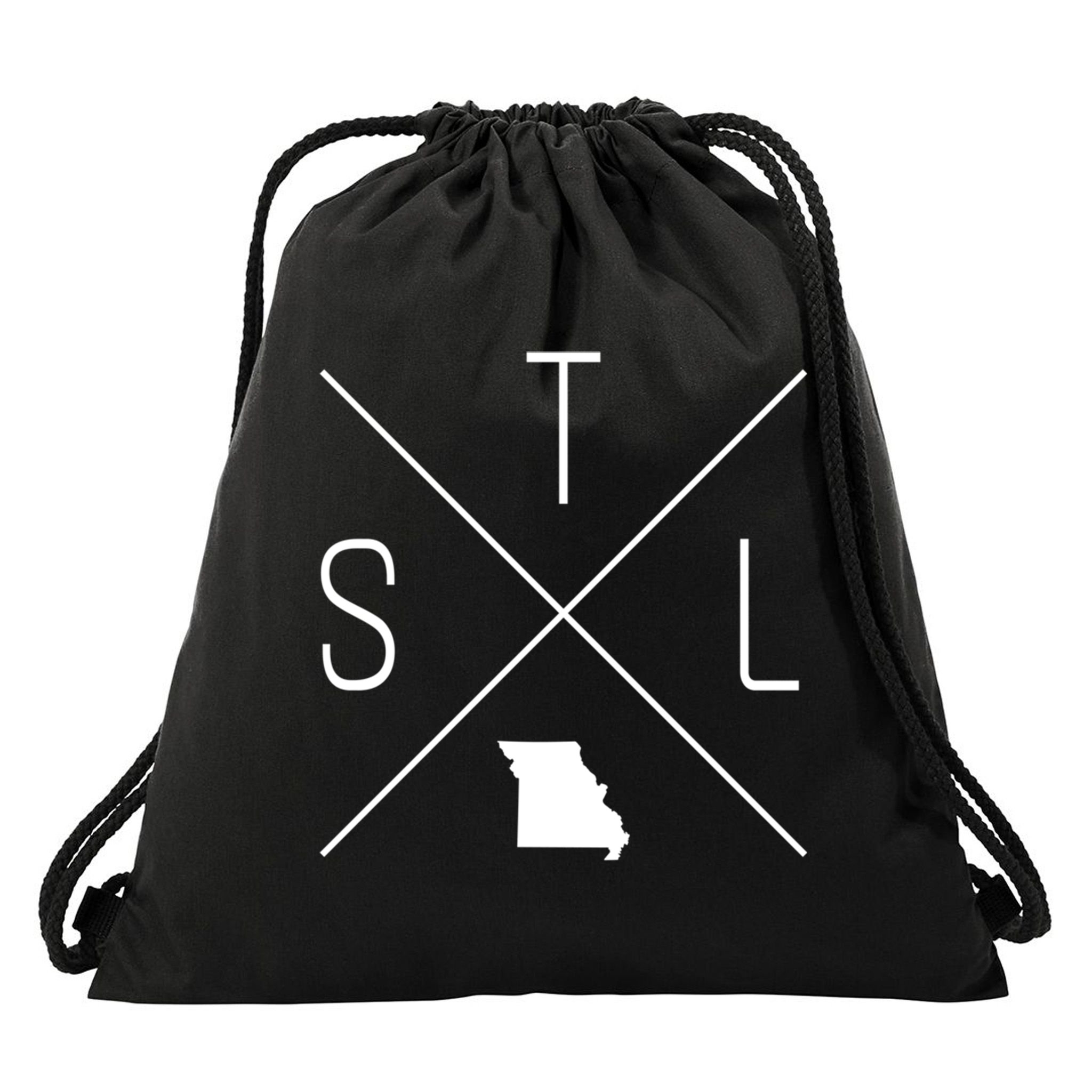 Stl St Louis Missouri 314 Funny Gift Drawstring Bag