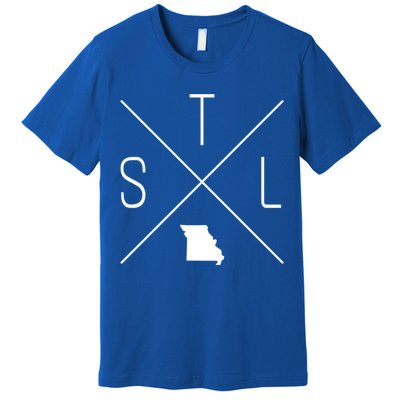 Stl St Louis Missouri 314 Funny Gift Premium T-Shirt