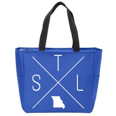 Stl St Louis Missouri 314 Funny Gift Zip Tote Bag