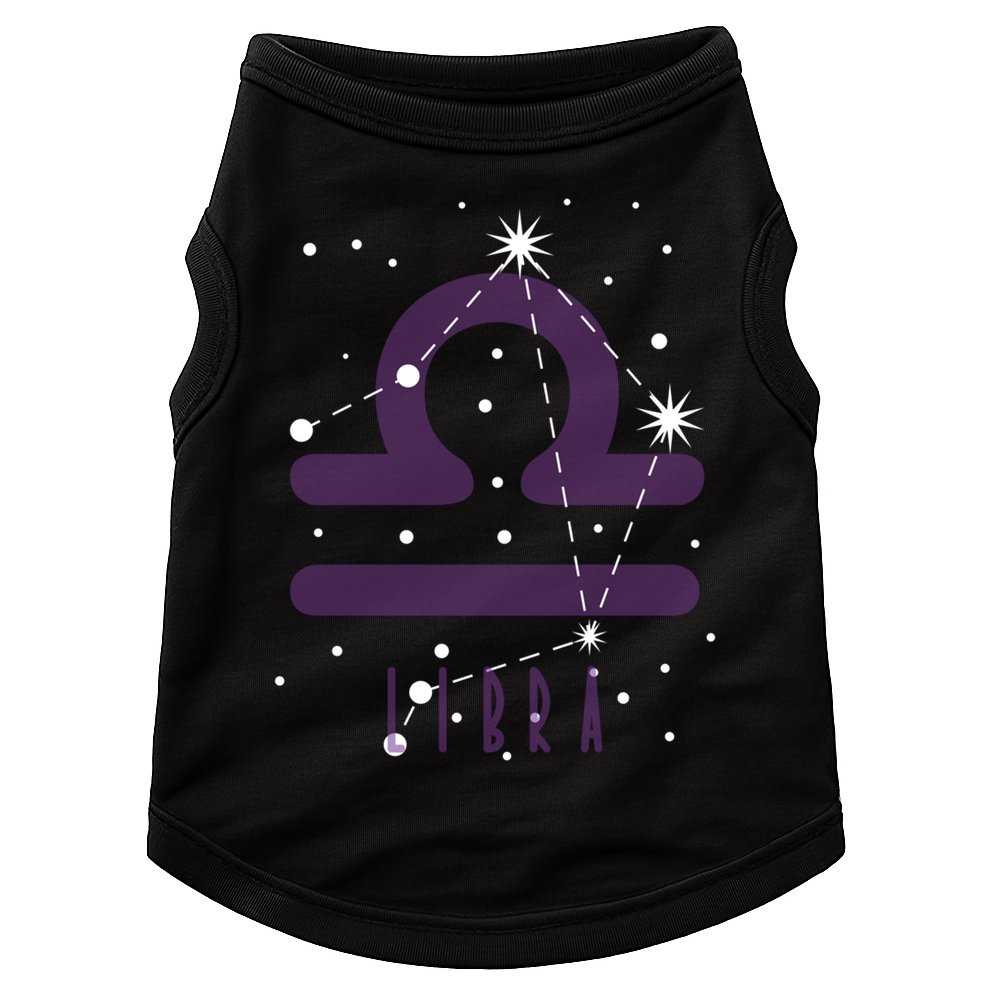 Star Sign Libra Zodiac Great Gift Doggie Tank